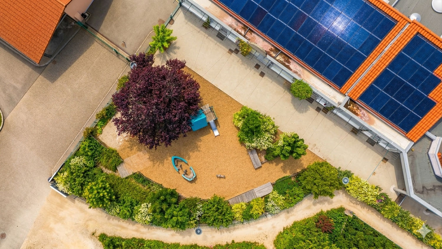 Photo aérienne - Ecole des petites étoiles