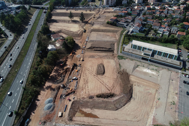 ZA Pierre Loti - Vue drone chantier